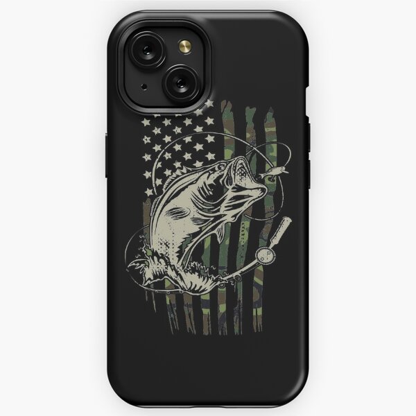  iPhone 13 Pro Max Funny Fishing Bass Fish Fisherman Case : Cell  Phones & Accessories