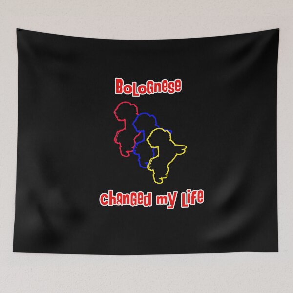 Item preview, Bolognese Changed my Life - Dog Art dogs Silhouette - pet designed and sold by Coolstuff4you71.