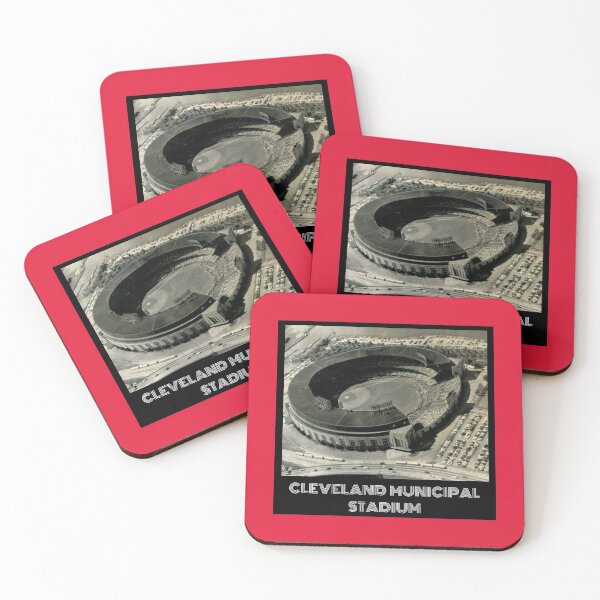 Artikelvorschau, Cleveland Municipal Stadium - Indianerrot entworfen und verkauft von DeadStadium.