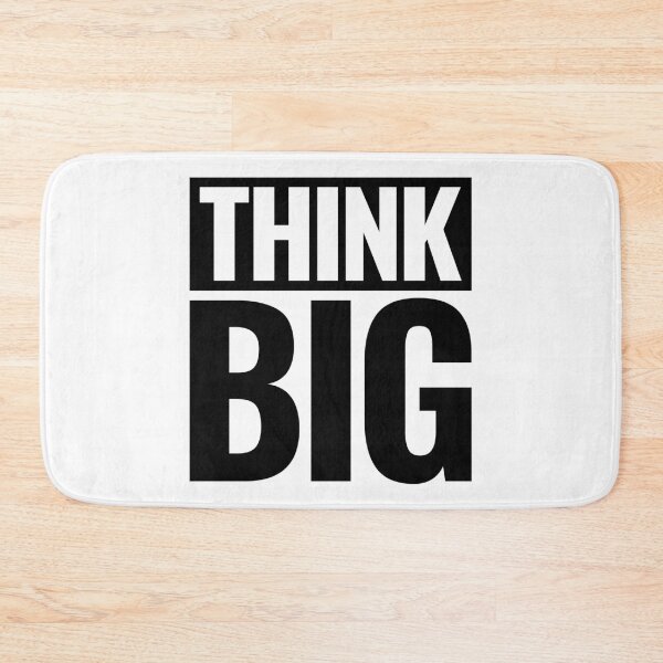Item preview, Think Big (Black) designed and sold by BunnyPrinceDegn.