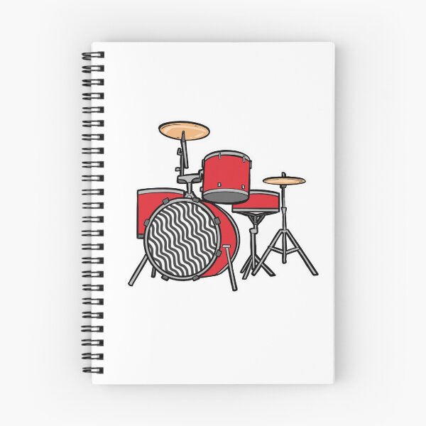 Item preview, Red Stripy Drum Set Musical Instruments  designed and sold by GeorgiaMarie13.