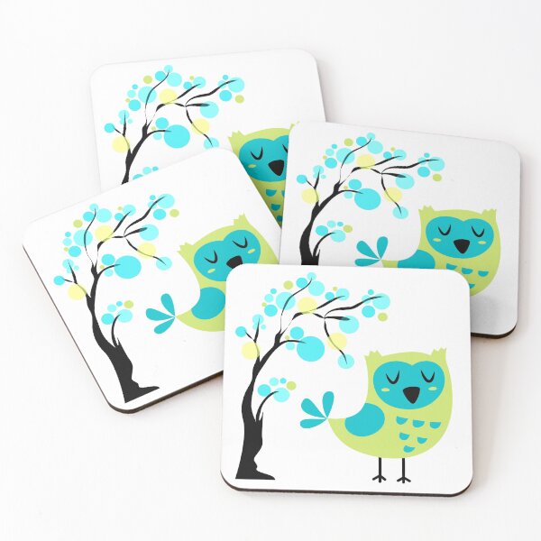Item preview, Whimsical Owl by Tree designed and sold by ChelleCreate.