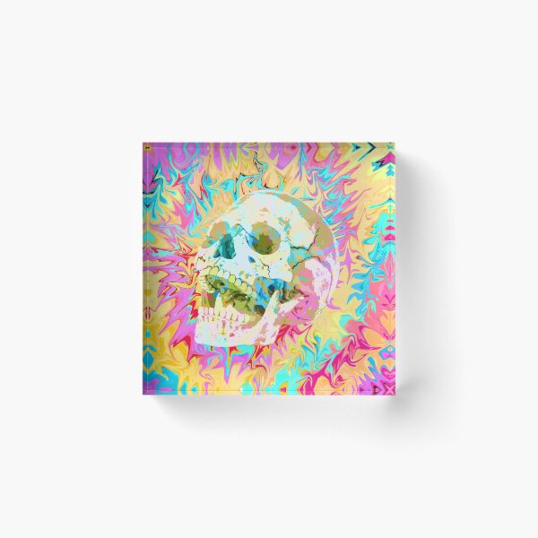 Item preview, Psychedelia Laughing Skull   designed and sold by TheBearandBunny.