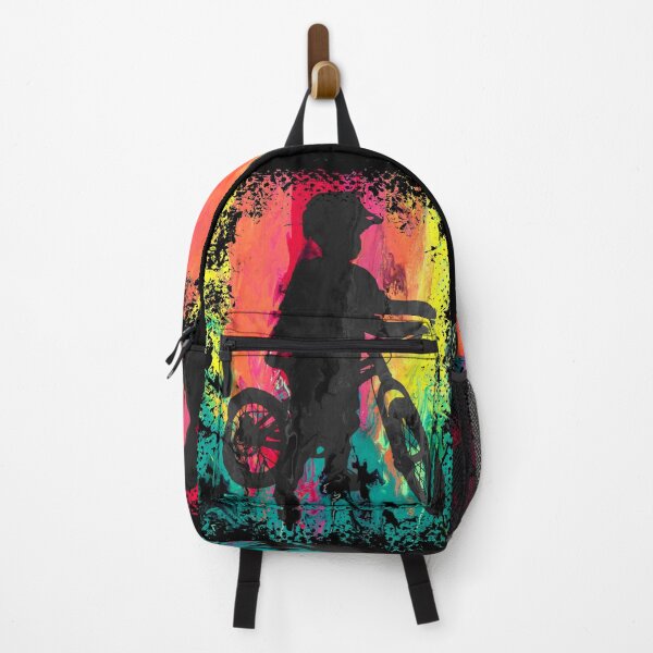 Item preview, Child with children's bike colorful rainbow colors designed and sold by Denis Rösler.