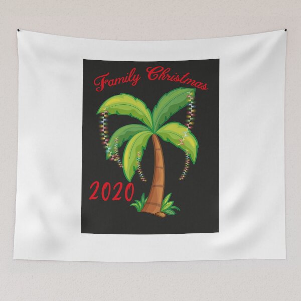 Item preview, Family Christmas Lights Palm Tree Beach, Christmas on the beach, Christmas palm tree, Family Christmas designed and sold by Zaya Shop.