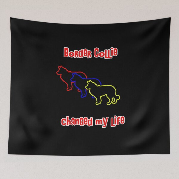 Item preview, Border Collie Changed my Life - Dog Art dogs Silhouette - pet designed and sold by Coolstuff4you71.