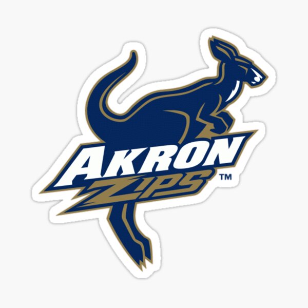 Akron Zips College University Sports Fan Sticker