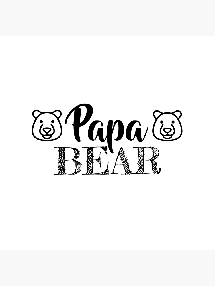 Papa Bear Costume Gifts Art Board Print for Sale by MotorLykan9k