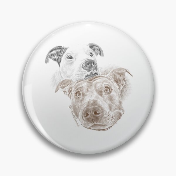 Item preview, Pitbull cuddle pile designed and sold by Caroline Chatfield.