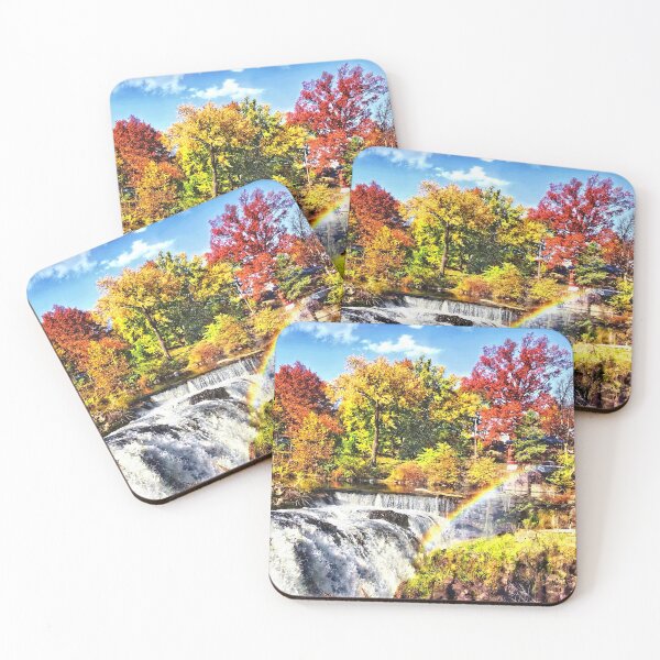 Item preview, Paterson NJ - Rainbow Over Paterson Great Falls designed and sold by Susan Savad.