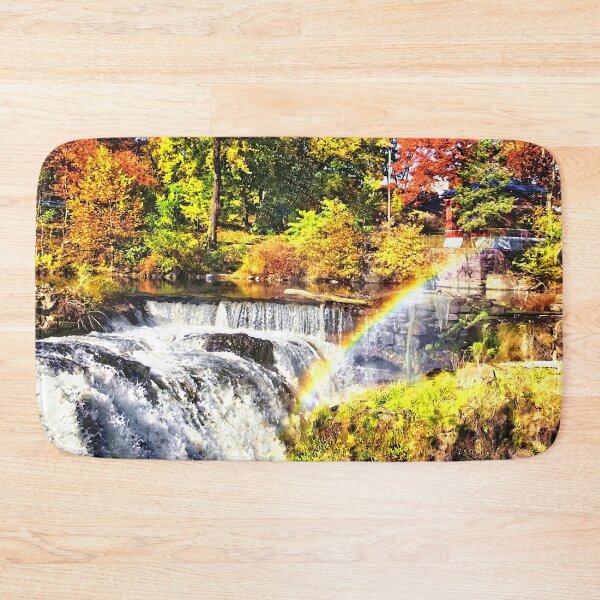 Item preview, Paterson NJ - Rainbow Over Paterson Great Falls designed and sold by Susan Savad.
