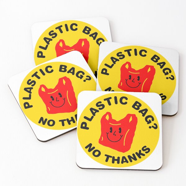 Item preview, Plastic bag? No thanks designed and sold by pedrakimou.