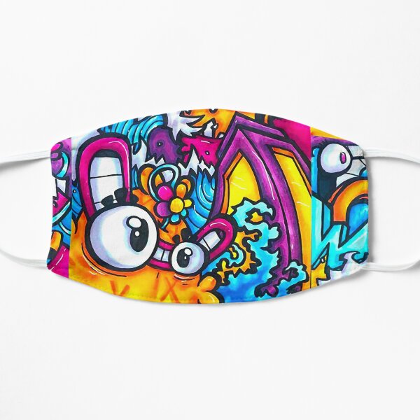 SUPREME Marker Doodle Flat Mask