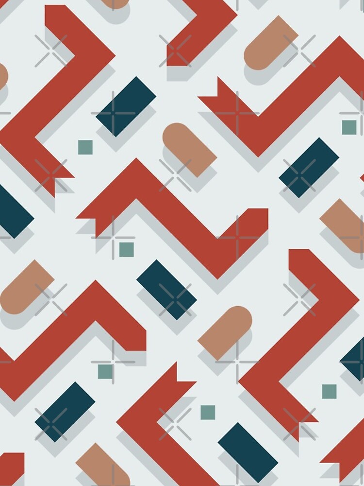 Thumbnail 4 of 4, iPhone Case, Isometric Arrows Pattern – Retro 70s designed and sold by RoguePatterns.