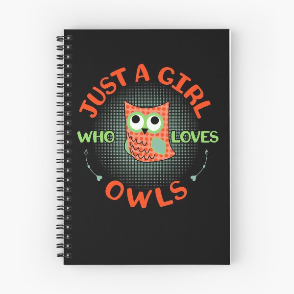 Item preview, Just A Girl Who Loves Owls Cute Colorful Owl  designed and sold by inkedtee.