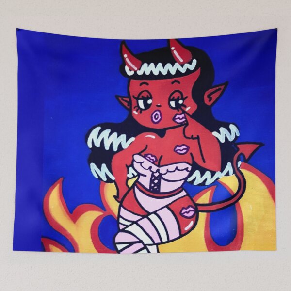Item preview, Hot As Hell designed and sold by goodnightguppy.