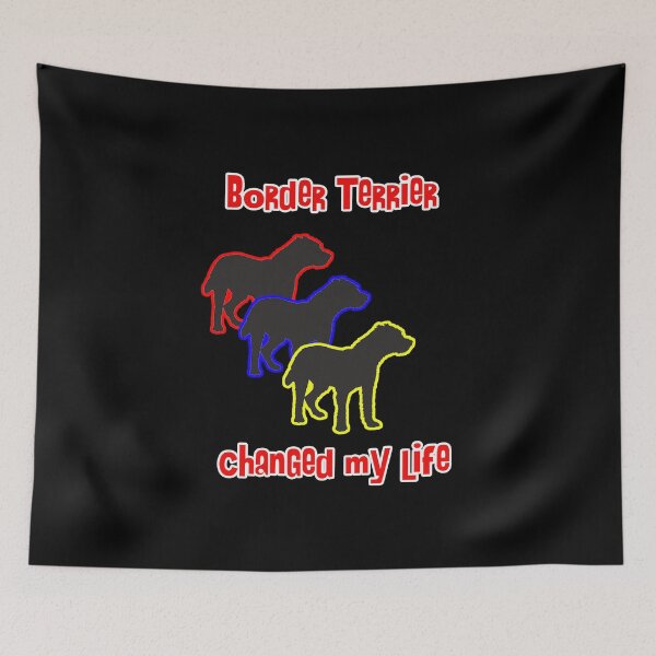 Item preview, Border Terrier Changed my Life - Dog Art dogs Silhouette - pet designed and sold by Coolstuff4you71.