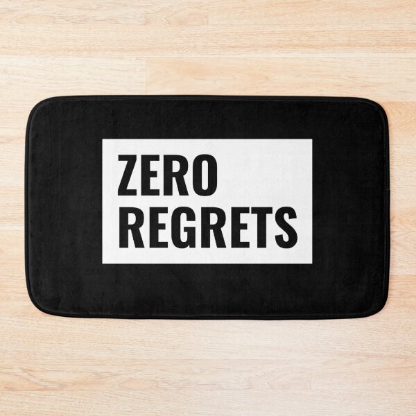 Item preview, Zero Regrets No Regrets designed and sold by jacks-tees.