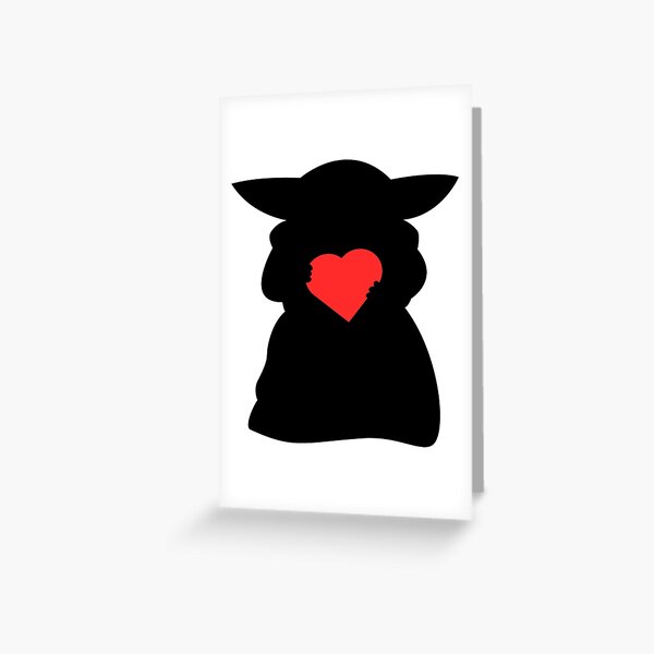 Vista previa del artículo con la obra «Heart Alien (negro)», diseñado y vendido por jning.