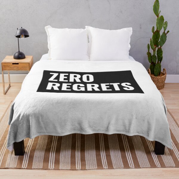 Item preview, Zero Regrets No Regrets designed and sold by jacks-tees.