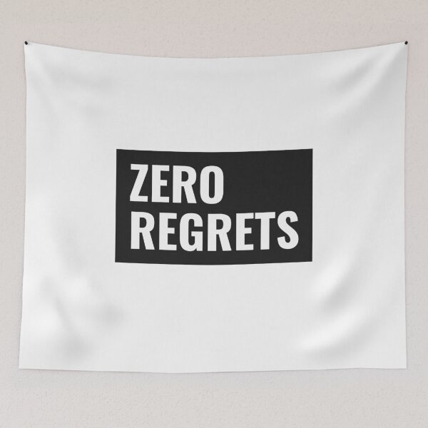 Item preview, Zero Regrets No Regrets designed and sold by jacks-tees.
