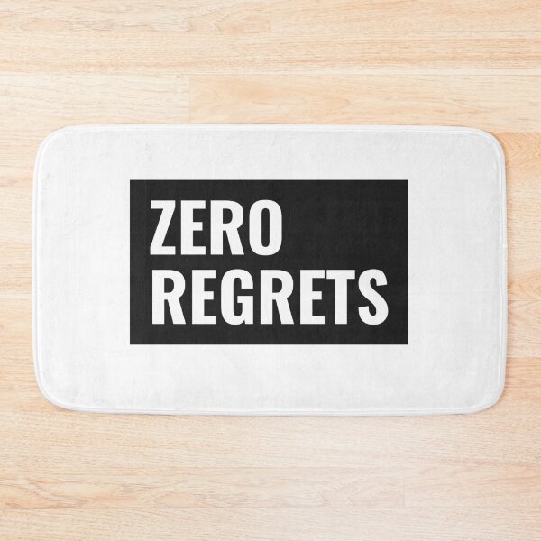 Item preview, Zero Regrets No Regrets designed and sold by jacks-tees.