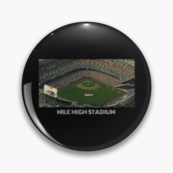 Artikelvorschau, Mile High Stadium - Rockies Schwarz entworfen und verkauft von DeadStadium.