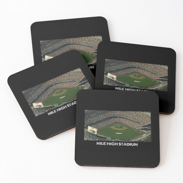 Artikelvorschau, Mile High Stadium - Rockies Schwarz entworfen und verkauft von DeadStadium.