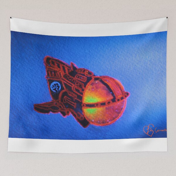 Item preview, Resistance of the future spaceship - Neon designed and sold by Lizcervantes26.