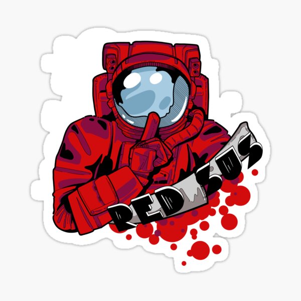 Among Us Red Sus Sticker - Among Us Red Sus Among Us Thicc