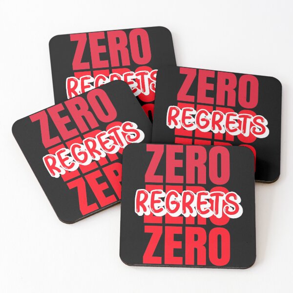 Item preview, Zero Regrets No Regrets designed and sold by jacks-tees.