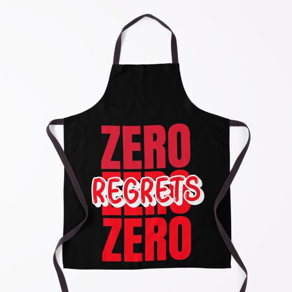 Item preview, Zero Regrets No Regrets designed and sold by jacks-tees.