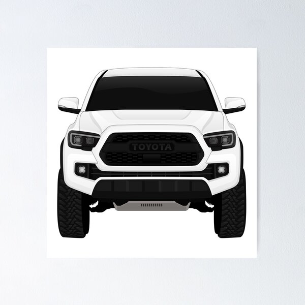 Item preview, Toyota Tacoma White designed and sold by VenZolic.