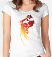 Final Fantasy 8 logo Women's Fitted Scoop T-Shirt
