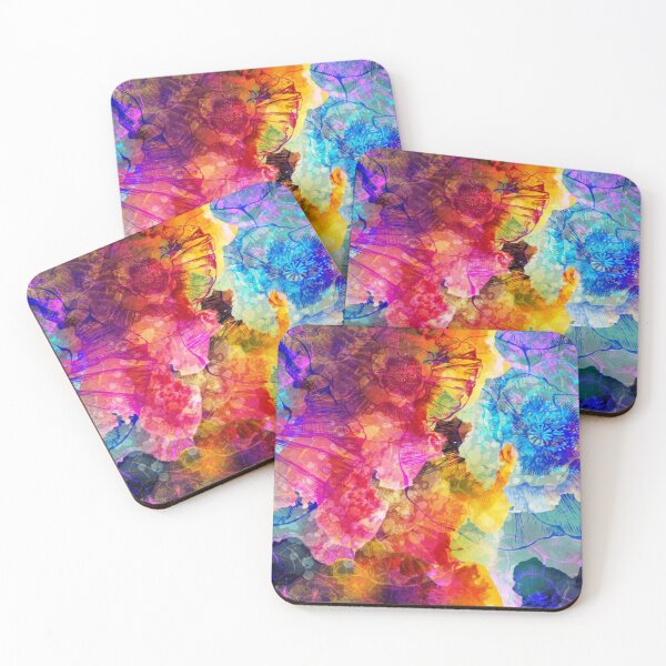 Item preview, Splatter Painting Improvisation Seamless Pattern Digital Art designed and sold by endi318.