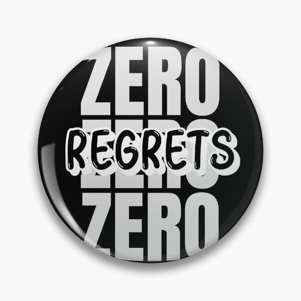 Item preview, Zero Regrets No Regrets designed and sold by jacks-tees.