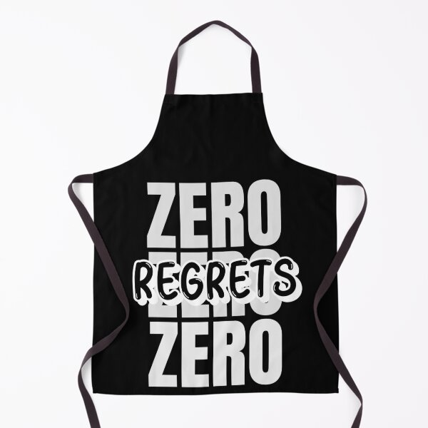 Item preview, Zero Regrets No Regrets designed and sold by jacks-tees.
