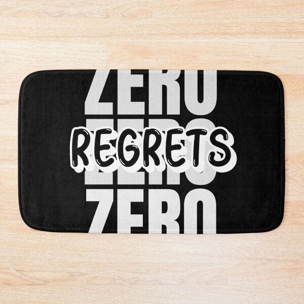 Item preview, Zero Regrets No Regrets designed and sold by jacks-tees.