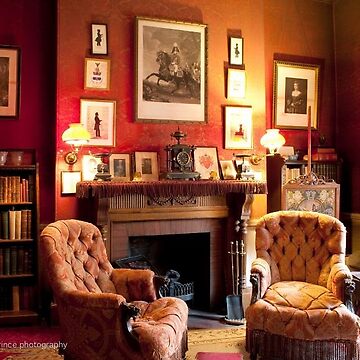 Artwork thumbnail, Gibson House Museum Red Study by TheGibsonHouse