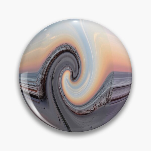 Item preview, Square Waveland Beach Orb designed and sold by Kathy K. McClellan.
