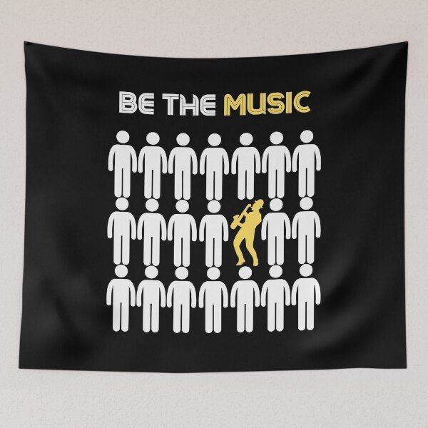 Item preview, Be The Music Saxophonist designed and sold by TrendingTees4u.