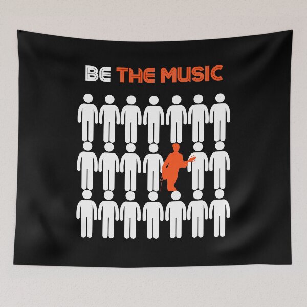 Item preview, Be The Music Guitarist designed and sold by TrendingTees4u.