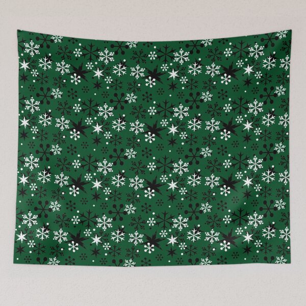 Item preview, Christmas Green Snow designed and sold by Sharon Schwalbe.