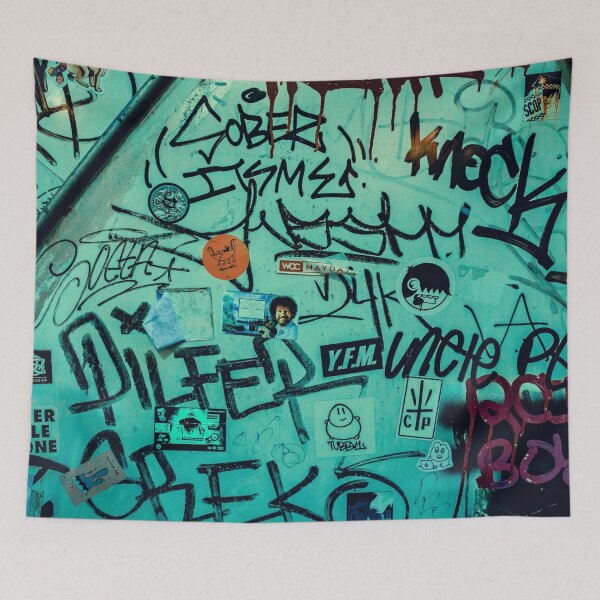 Item preview, London graffiti wall designed and sold by Delicarte.