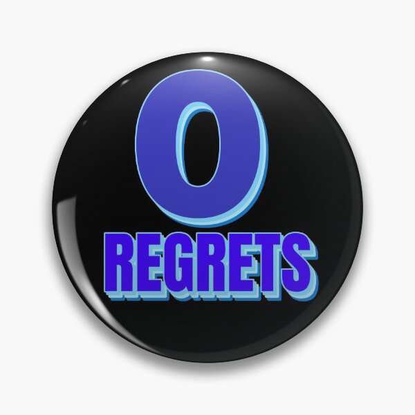 Item preview, Zero Regrets 0 Regrets designed and sold by jacks-tees.