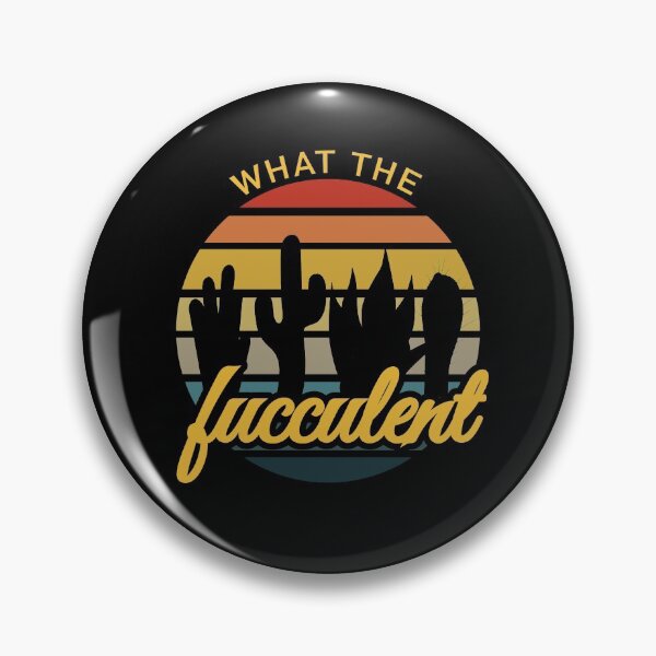 Item preview, What The Fucculent Cactus - Cool and Cute Design designed and sold by designminimal.