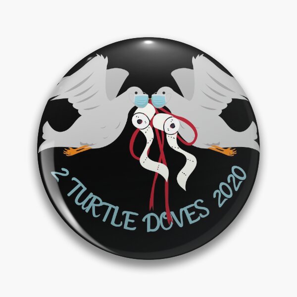 Item preview, 2 masked turtle doves - Toilet roll designed and sold by Coots89.