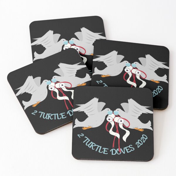 Item preview, 2 masked turtle doves - Toilet roll designed and sold by Coots89.