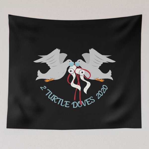 Item preview, 2 masked turtle doves - Toilet roll designed and sold by Coots89.