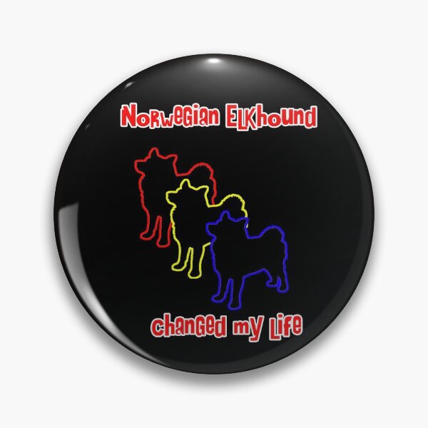 Item preview, Norwegian Elkhound Changed my Life - Dog Art dogs Silhouette - pet designed and sold by Coolstuff4you71.